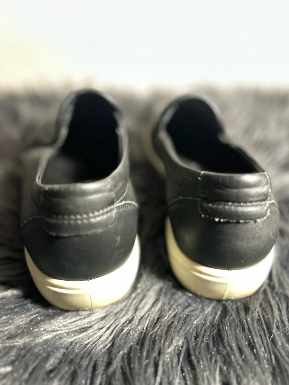 ECCO Soft 7 Woven Slip-on Ii In Black Black Woven Slip-On Sneakers Size 8
